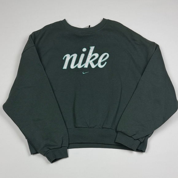 Nike Other - Nike Forest Green Crewneck Sweater Kids XL NWT!